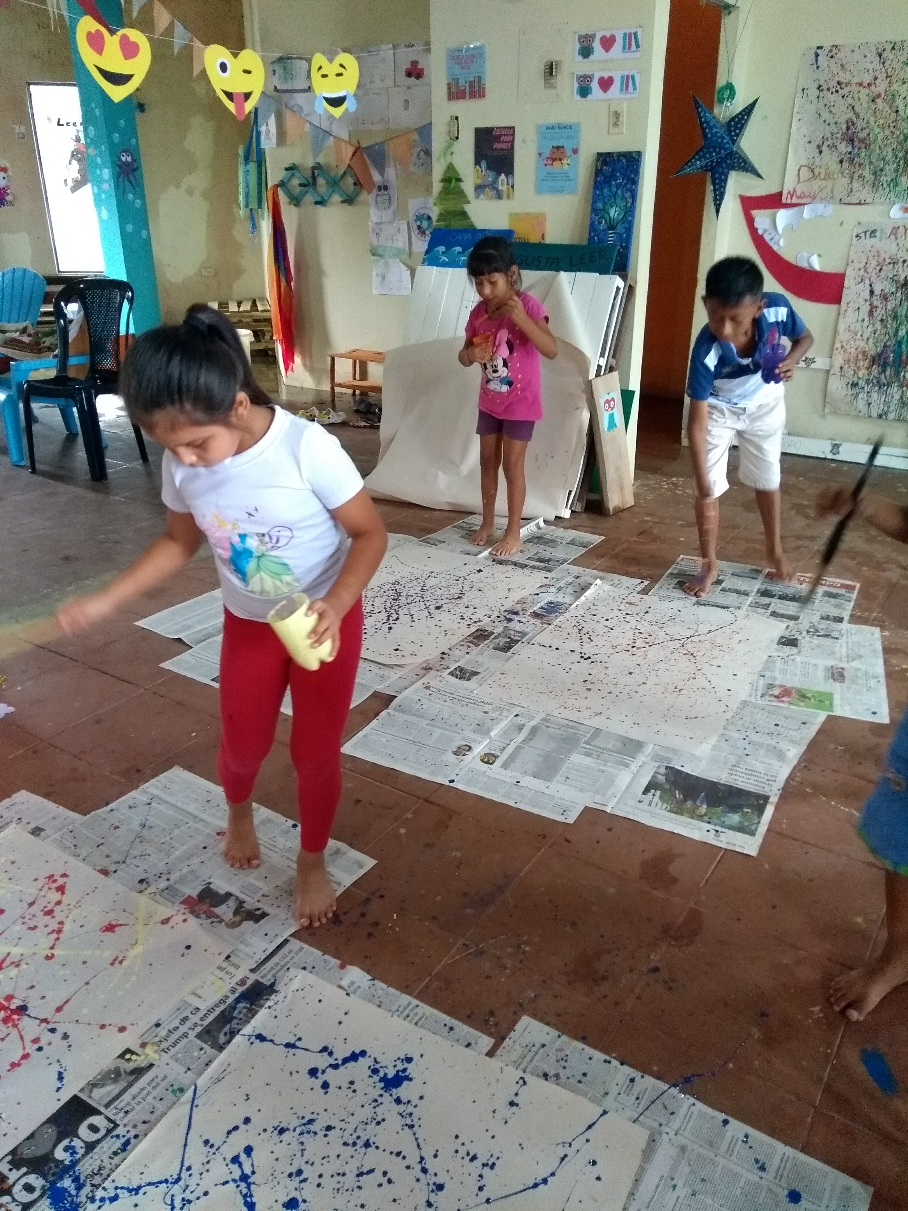 Pintando como Pollock... ¿Cómo quién?